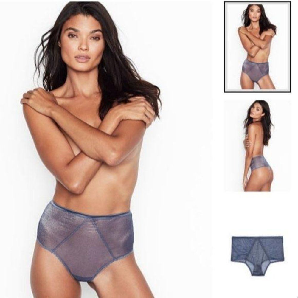NWT Victoria's Secret High Waist Mesh Thong Panty